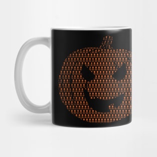 Skull Pattern Jack O'Lantern Mug